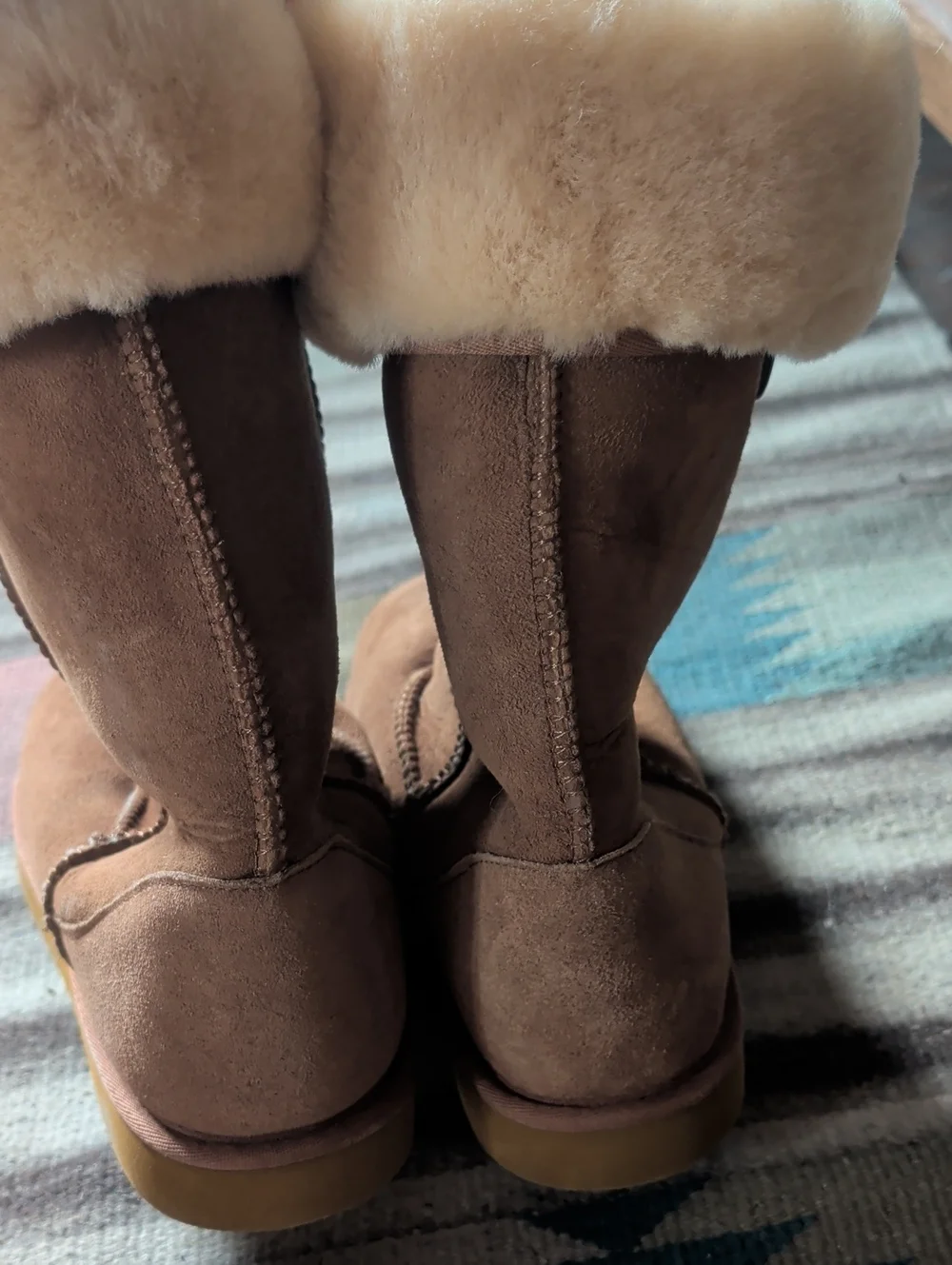 Women’s Cozy Brown Shearling-Lined Winter Boots